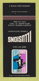 Matchbook Cover - Illusions Magic Restaurant Bryn Mawr PA 30 Strk SAMPLE