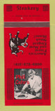 Matchbook Cover - Phil Lehr's Steak House San Francisco CA Hilton 30 Strk SAMPLE