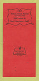 Matchbook Cover - Phil Lehr's Steak House San Francisco CA Hilton 30 Strk SAMPLE