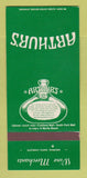Matchbook Cover - Arthur's Wine Merchants Myrtle Beach SC 30 Strk SAMPLE