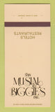Matchbook Cover - Stan Musial St Louis MO Cardinals Baseball 30 Strk SAMPLE