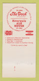 Matchbook Cover - The Dock Naples FL 30 Strk SAMPLE