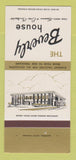 Matchbook Cover - Beverly House Chicago IL 30 Strk SAMPLE