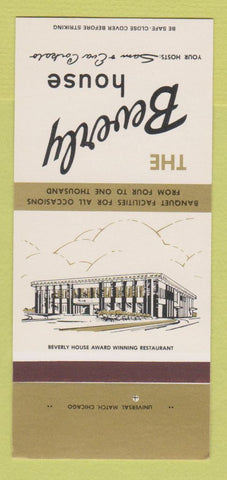 Matchbook Cover - Beverly House Chicago IL 30 Strk SAMPLE