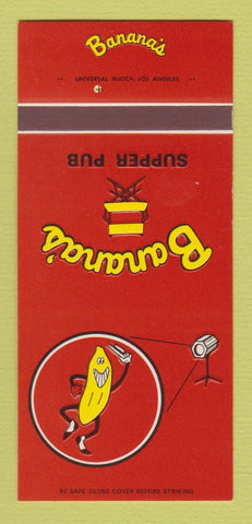 Matchbook Cover - Banana's Supper Pub Ventura CA 30 Strk SAMPLE