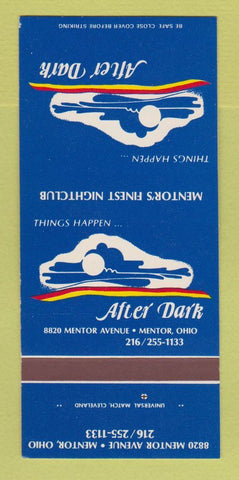 Matchbook Cover - After Dark Mentor OH 30 Strk SAMPLE