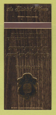 Matchbook Cover - The Bristol House Glenview IL 30 Strk SAMPLE