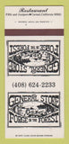Matchbook Cover - General Store Forge in the Forest Carmel CA 30 Strk SAMPLE