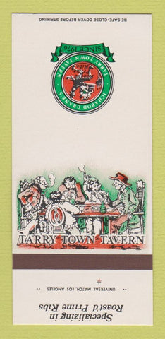 Matchbook Cover - Ichabod Crane's Tarry Town Tavern Torrance CA 30 Strk SAMPLE