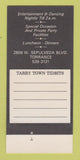 Matchbook Cover - Ichabod Crane's Tarry Town Tavern Torrance CA 30 Strk SAMPLE