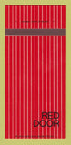 Matchbook Cover - Red Door Pittsburgh PA 30 Strk SAMPLE