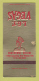 Matchbook Cover - LGT Vegas Restaurant Mission Hills CA WORN 30 Strk SAMPLE