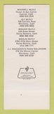 Matchbook Cover - McFly's Carmel Monterey Santa Barbara CA 30 Strk SAMPLE