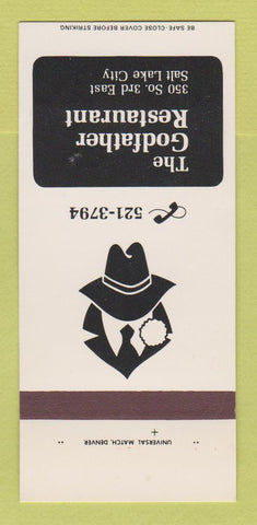 Matchbook Cover - Godfather Restaurant Salt Lake City UT 30 Strk SAMPLE