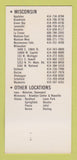Matchbook Cover - Nino's Steak Round Up WI CHAIN 30 Strk SAMPLE
