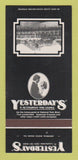 Matchbook Cover - Yesterday's Restaurant Fort Lauderdale FL 30 Strk SAMPLE