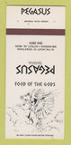 Matchbook Cover - Pegasus Taverna Detroit MI 30 Strk SAMPLE