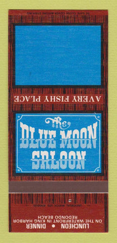 Matchbook Cover - Blue Moon Saloon Redondo Beach CA 30 Strk SAMPLE