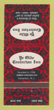 Matchbook Cover - Ye Olde Centerton Inn NJ 30 Strk SAMPLE