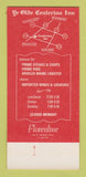 Matchbook Cover - Ye Olde Centerton Inn NJ 30 Strk SAMPLE
