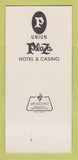 Matchbook Cover - Backstage Union Plaza Casino Las Vegas NV 30 Strk SAMPLE
