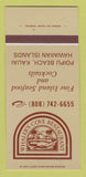 Matchbook Cover - Whaler's Cove Restaurant Kauai Hawaii 30 Strk SAMPLE