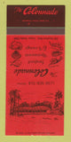 Matchbook Cover - Colonnade Restaurant Tampa FL 30 Strk SAMPLE