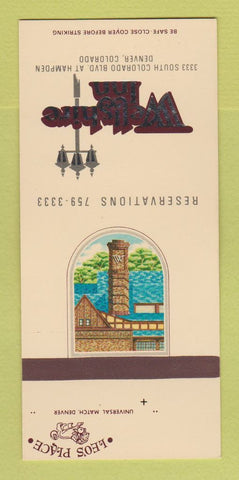Matchbook Cover - Wellshire Inn Denver Colorado Leo's Place 30 Strk SAMPLE