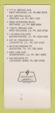 Matchbook Cover - Ruth's Chris Steak House New Orleans Houston 30 Strk SAMPLE
