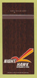 Matchbook Cover - Night Hawk Restaurants TX CHAIN Texas 30 Strk SAMPLE