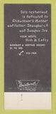 Matchbook Cover - Rickashaw Charlie's Restaurant Portland OR 30 Strk SAMPLE