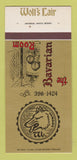 Matchbook Cover - Wolf's Lair Holiday Inn Holland MI 30 Strk SAMPLE