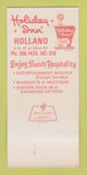 Matchbook Cover - Wolf's Lair Holiday Inn Holland MI 30 Strk SAMPLE
