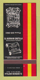 Matchbook Cover - El Bodegon Castilla Restaurant Miami FL 30 Strk SAMPLE