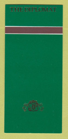 Matchbook Cover - The Diplomat Atlanta GA restaurant 30 Strk SAMPLE