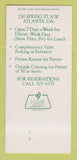 Matchbook Cover - The Diplomat Atlanta GA restaurant 30 Strk SAMPLE