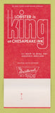 Matchbook Cover - Busch's Chesapeake Inn Annapolis MD 30 Strk SAMPLE