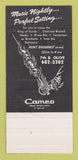 Matchbook Cover - El Gaucho Restaurant Seattle WA 30 Strk SAMPLE