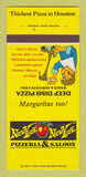 Matchbook Cover - New York New York Pizza Houston TX 30 Strk SAMPLE