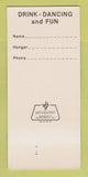 Matchbook Cover - Holding Pattern Restaurant Milwaukee? WI 30 Strk SAMPLE
