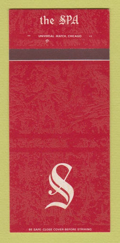 Matchbook Cover - The Spa Porter IN 30 Strk SAMPLE