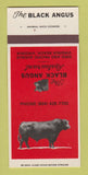 Matchbook Cover - Black Angus Restaurant Virginia Beach VA 30 Strk SAMPLE