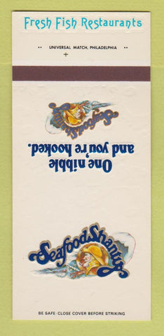 Matchbook Cover - Seafood Shanty Restaurants 30 Strk SAMPLE