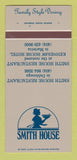Matchbook Cover - Smith House Restaurant Marietta Dahlonega GA 30 Strk SAMPLE