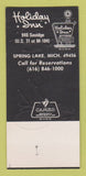 Matchbook Cover - Mill Point Restaurant Spring Lake MI 30 Strk SAMPLE