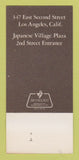 Matchbook Cover - Hama Sushi Los Angeles CA 30 Strk SAMPLE