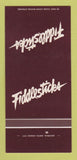 Matchbook Cover - Fiddlesticks Disco Kansas City? 30 Strk SAMPLE