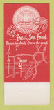 Matchbook Cover - Monton's Wharf Toledo OH restaurant 30 Strk SAMPLE