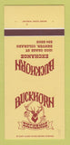 Matchbook Cover - Buckhorn Exchange Denver Colorado 30 Strk SAMPLE