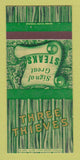 Matchbook Cover - Three Thieves Colorado Springs Buena Vista 30 Strk SAMPLE